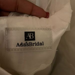 White wedding dress